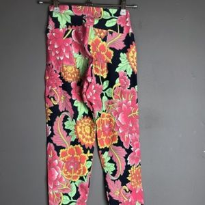 Tropical Floral Blossom Activewear Leggings